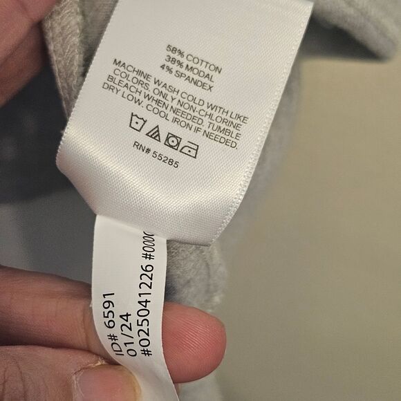 Express Men's Gray NWT Short Sleeve Pull Over Collar Shirt Medium - Picture 9 of 10